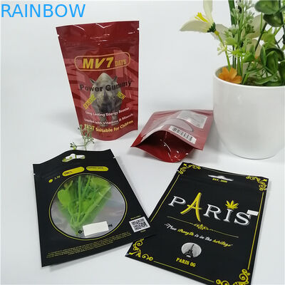 Grip Sealed Herbal Incense Packaging Aluminum Foil k Bags For Rhino Capsule Powder