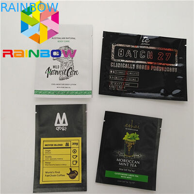 Kraton Series Flat Bottom Bags , Three Sides Pouch Bag For Hemp Gummy Candy Weed