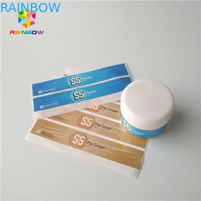 Cosmetics Products Shrink Sleeve Labels Waterproof Frozen Refrigerated Pearl Laser