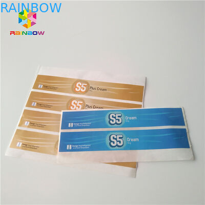 Cosmetics Products Shrink Sleeve Labels Waterproof Frozen Refrigerated Pearl Laser