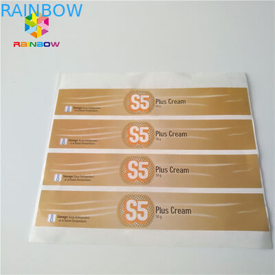 Cosmetics Products Shrink Sleeve Labels Waterproof Frozen Refrigerated Pearl Laser