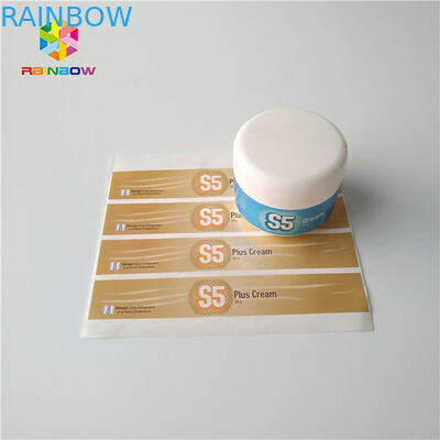 Cosmetics Products Shrink Sleeve Labels Waterproof Frozen Refrigerated Pearl Laser