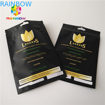 Smell Proof Custom Printed Sative Leaves Packaging Smoking Weed Bags For Tobacco