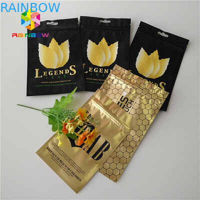 Smell Proof Custom Printed Sative Leaves Packaging Smoking Weed Bags For Tobacco