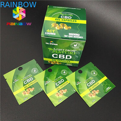 Digital Printing Herbal Incense Packaging CBD Gummy Natural Hemp Gummies Candy Bag