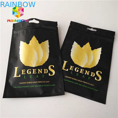 Custom Printed Stand Up Pouch Foil Mylar Plastic k Tobacco Pipe Bag Herb Usage