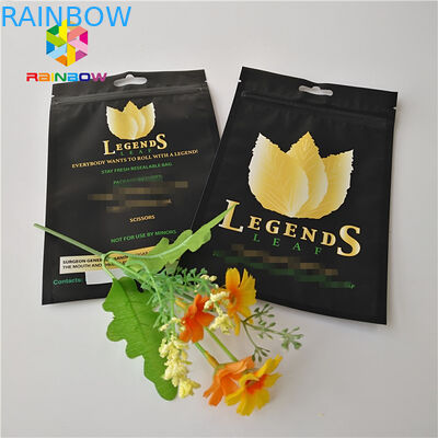 Custom Printed Stand Up Pouch Foil Mylar Plastic k Tobacco Pipe Bag Herb Usage
