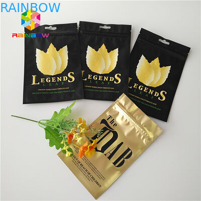 Custom Printed Stand Up Pouch Foil Mylar Plastic k Tobacco Pipe Bag Herb Usage