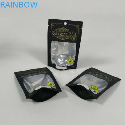 3.5/7 Grams Stand Up Aluminum Foil Bags Mylar k Herbal Incense Weed Runtz Hemp Pills Packaging