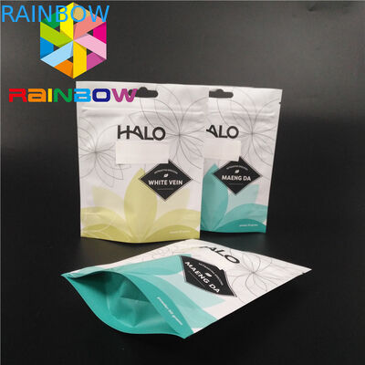 Spices Mixed Powder Packaging Stand Up Pouches Matt Surface Finish FDA Certificated