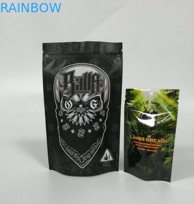 k Holographic Herbal Incense Packaging Customized Bag Childproof 3.5g Pouch