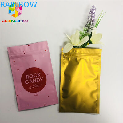Logo Printing Snack Bag Packaging Food Grade Biscuits / Chocolate / Candy Bags