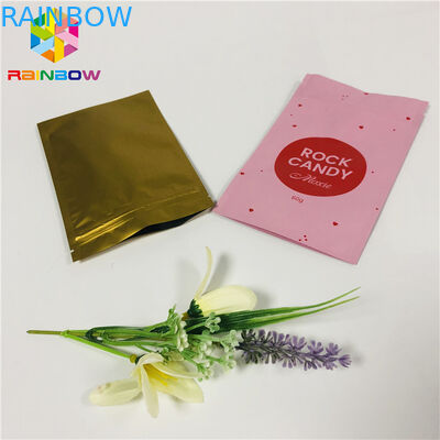 Logo Printing Snack Bag Packaging Food Grade Biscuits / Chocolate / Candy Bags