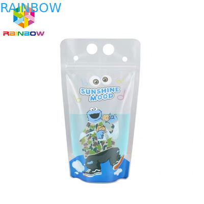 Gravure Printing Plastic Bag Packaging Colorful Straws For Packing Liquid Drink