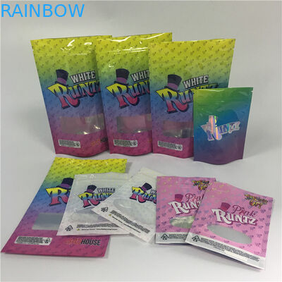 Mylar Reusable k Bags Smell Proof k Aluminum Foil Cbd Gummy Bear Pouch