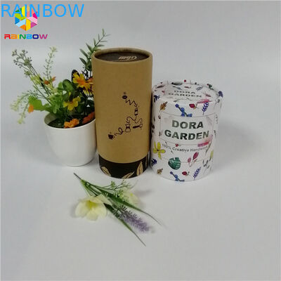Biodegradable Food Grade Paper Box Packaging Cardboard Tube Matt Surface Finish