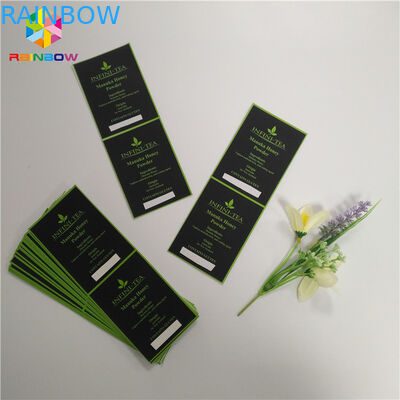 Eco - Friendly Custom Print Self Adhesive Sticker Label In Packing Polyester