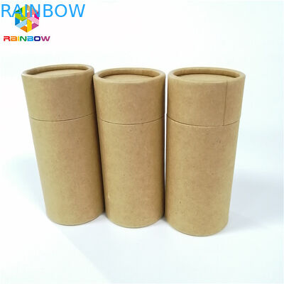 Wax Bottle Paper Box Packaging Cosmetics Push Up Tube Customized Recycled Materials