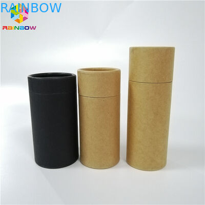 Wax Bottle Paper Box Packaging Cosmetics Push Up Tube Customized Recycled Materials