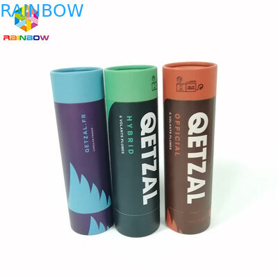 Kraft Paper Box Packaging Round Shape Custom Logo Printed For Gift / Cosmetics / Food