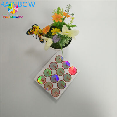 Custom Printing Shrink Wrap Sleeves Waterproof Hologram Adhesive Sticker Label