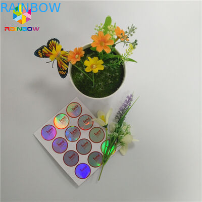 Custom Printing Shrink Wrap Sleeves Waterproof Hologram Adhesive Sticker Label