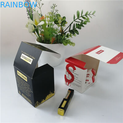 350g 400g Custom Gift Boxes Hot Stamping Vape Cartridge CBD Oil Bottle Coated Paper