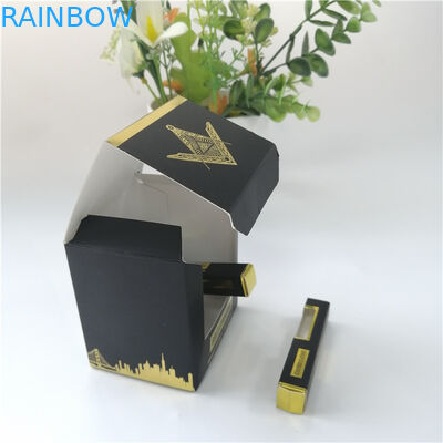 350g 400g Custom Gift Boxes Hot Stamping Vape Cartridge CBD Oil Bottle Coated Paper