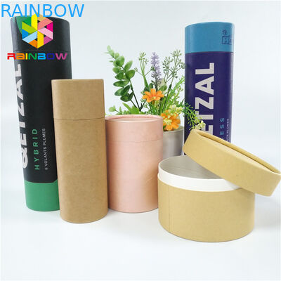 Kraft Paper Push Up Cardboard Tube Pharmaceutical Blister Packaging Offset Printing