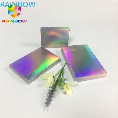 Fleixble Packaging Custom Printed Paper Boxes Luxury Gift Hologram Paper Card