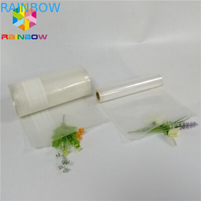 Laminated Heat Seal Food Packaging Films Custom Printed Clear Plastic Vacuum Sealing