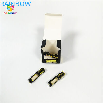 Cardboard Vape Cartridge Paper Box Packaging Customized Size Eco - Friendly