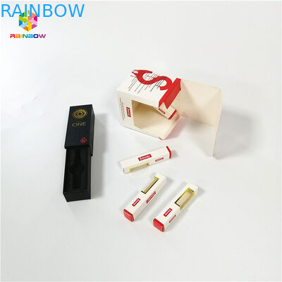 Custom Printed Vape Cartridge Packaging Box Electric Cigarette Kits / CBD Vape Oil Bottle Pack