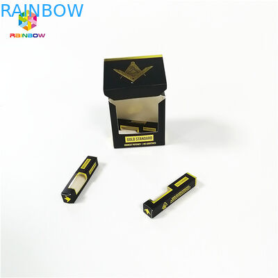 Custom Printed Vape Cartridge Packaging Box Electric Cigarette Kits / CBD Vape Oil Bottle Pack