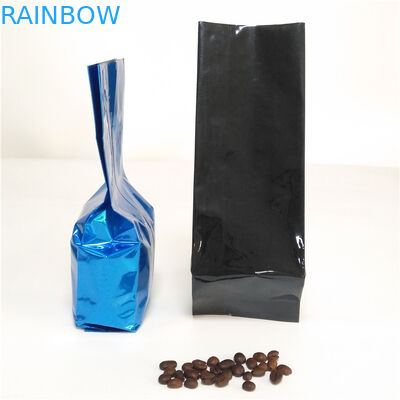 Aluminum Foil Side Gusset Tea Bags Packaging Coffee Pouch Heat Seal With Valve