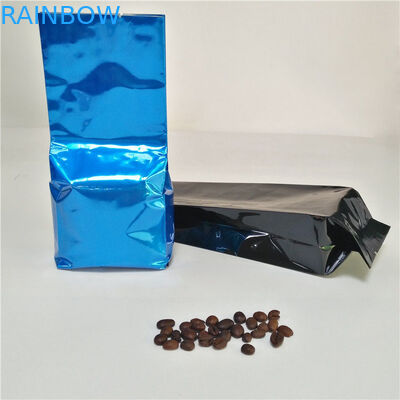 Aluminum Foil Side Gusset Tea Bags Packaging Coffee Pouch Heat Seal With Valve