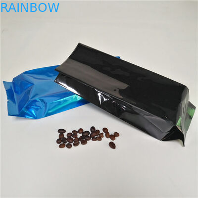 Aluminum Foil Side Gusset Tea Bags Packaging Coffee Pouch Heat Seal With Valve