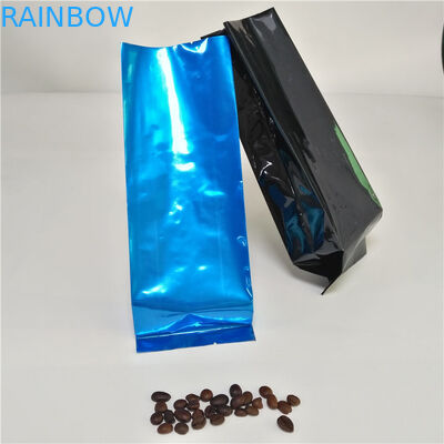 Aluminum Foil Side Gusset Tea Bags Packaging Coffee Pouch Heat Seal With Valve
