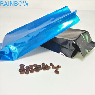 Aluminum Foil Side Gusset Tea Bags Packaging Coffee Pouch Heat Seal With Valve