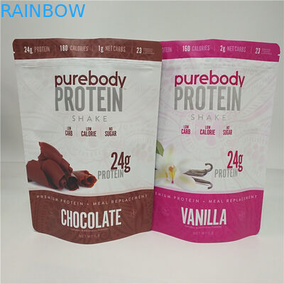 CMYK Color Snack Bag Packaging Plastic Coffee Chocolate Milk Powder Pouch