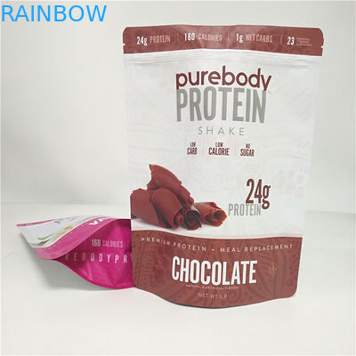 CMYK Color Snack Bag Packaging Plastic Coffee Chocolate Milk Powder Pouch