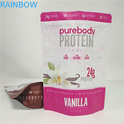 CMYK Color Snack Bag Packaging Plastic Coffee Chocolate Milk Powder Pouch