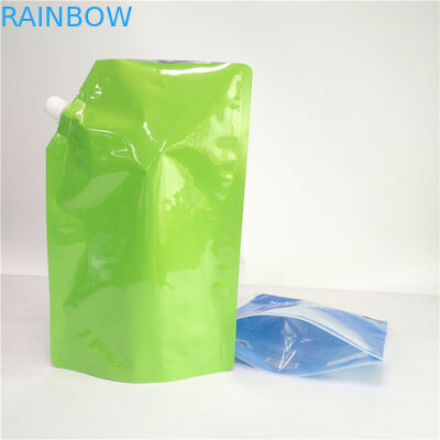 Plastic Foldable Spout Bags Packaging Bpa Free 3L 5L 10L For Drinking Water