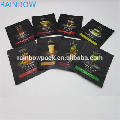 Resealable Three Side Sealed Aluminum Foil Zip Lock Bag Food Moisture Proof