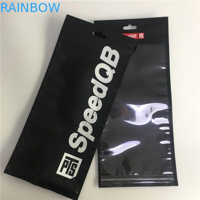 Resealable Three Side Sealed Aluminum Foil Zip Lock Bag Food Moisture Proof