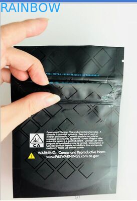 Durable Zip Lock Plastic Bags Runtz Mylar Cookies Holographic Weed Pouch Customized