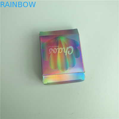 Jewellery Packaging Paper Box Custom Printing With Holography Holographic Effect