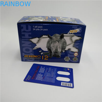 Poseidon Sex Pill Stiff Rox Sex Capsules Packaging Blister Card Customized Logo