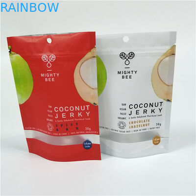 Smell Proof Snack Bag Packaging Cookie Dough Puff Pouches With Front Foggy Windows