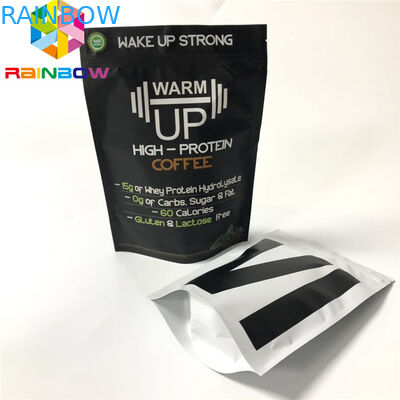Heat Seal Food Plastic Pouches Packaging Resealable Coffee Bags Customized Size